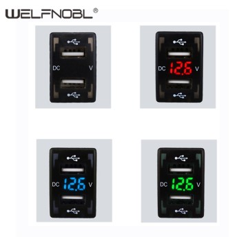 車の改造に特別なデュアルUSBポートソケット充電器