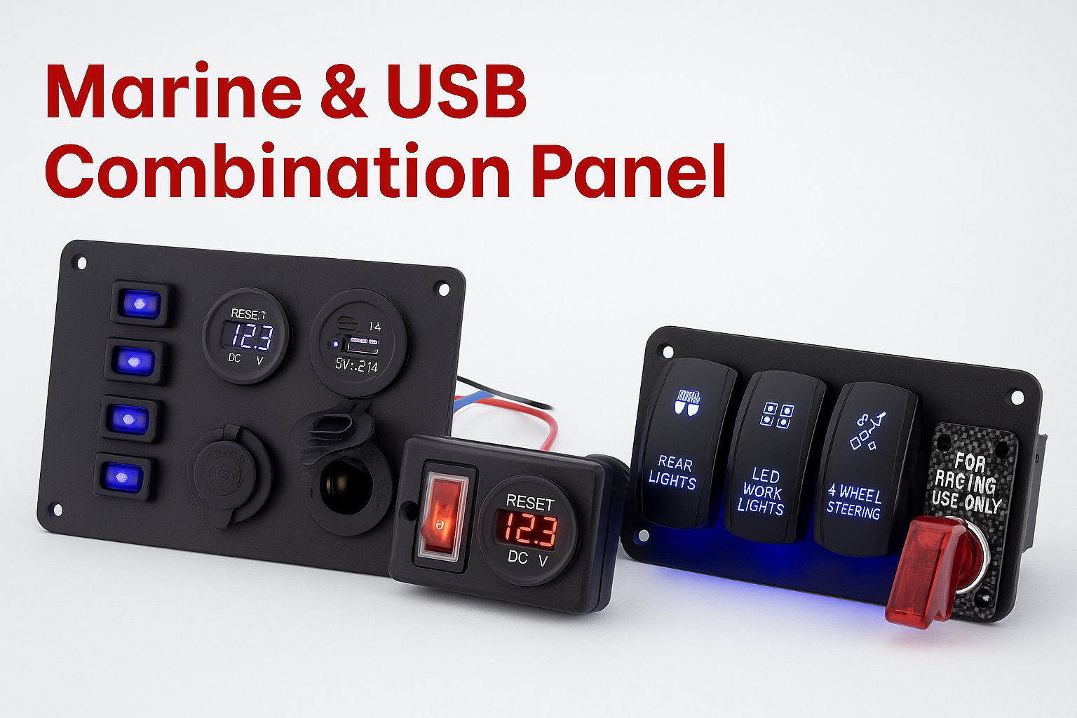 Marine & USB Combination Panel
