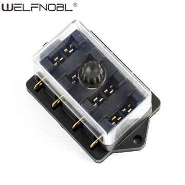 4 Way Circuit Fuse Box Compact Automotive Fuse Panel