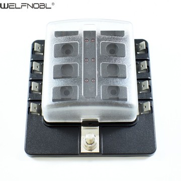 8 Way Circuit Fuse Holder - Durable and Reliable Fuse Block