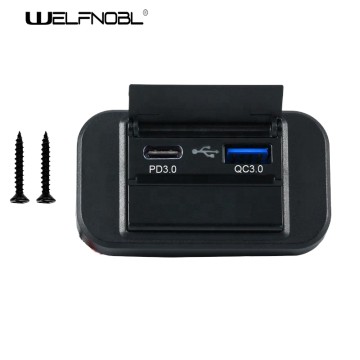 DS003A PD Charger USB 3.0 Socket Car Accessories