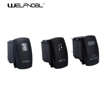 LED LIGHTBAR ON-OFF Rocker Switch