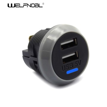 short boddy 3.1A Dual USB with Strip Light for Marine RV
