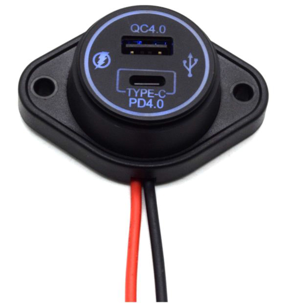 Chargeur de voiture Welfnobl DS032B USB 4.0 PD 4.0