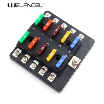 10 Way Auto Fuse Holder Block