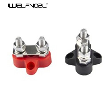 12-48V heavy-duty double wire terminal single column connection screw wiring bolt