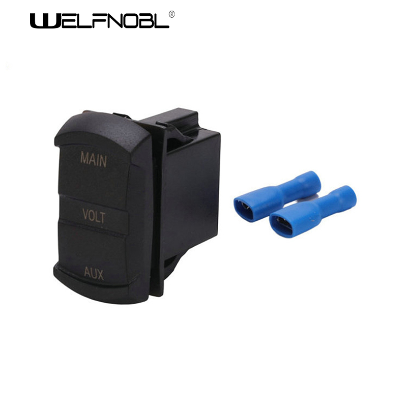 Waterproof Dual Voltage Waterproof LED Panel Digital Voltmeter