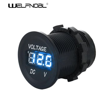 12V-24V Waterproof LED Digital Display Voltmeter Meter