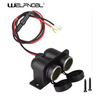 Cigarette Lighter Socket Waterproof 12V Power Outlet