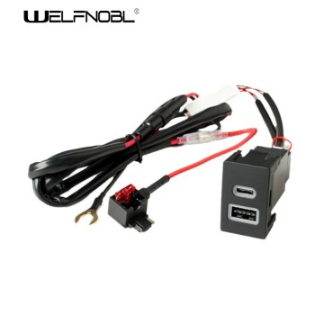 Nissan PD+3.0 charging ports