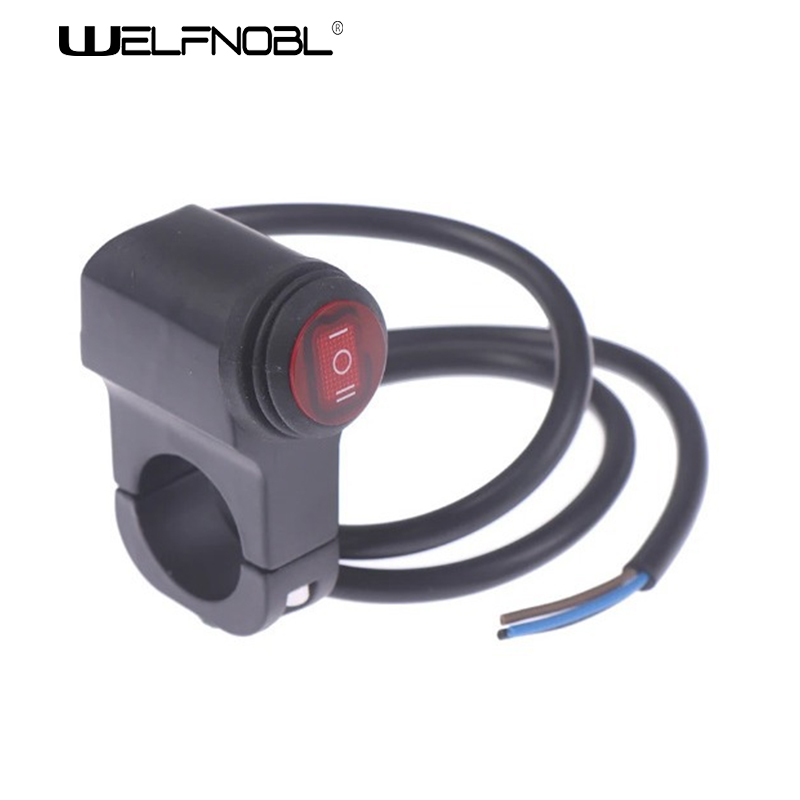 12V Handlebar Push Button Switch Motorcycle Stand