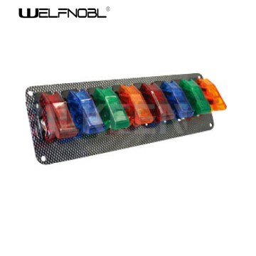 Przełącznik ośmiobitowy 20A Panel przełączników wyścigowych 12V