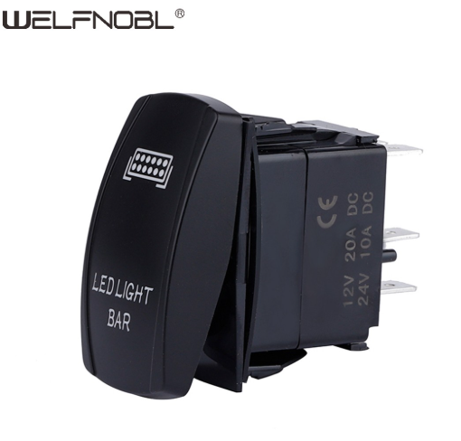 Welfnobl LJ34 Custom Symbol SPDT Marine Rocker Switch