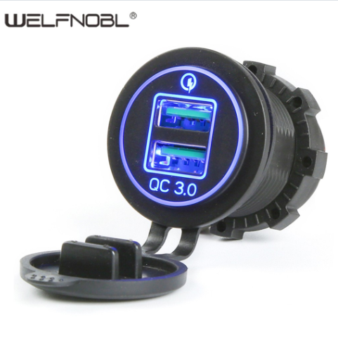 Welfnobl DS012B 36W Dual QC3.0 USB Charger