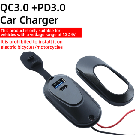 Welfnobl 2-Port PD QC3.0 Car Charger