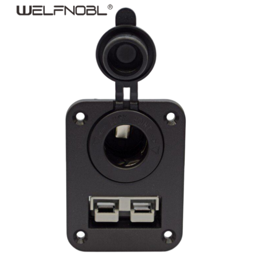 Welfnobl IB-SP302 Anderson Plug Panel with Cigarette Lighter Socket