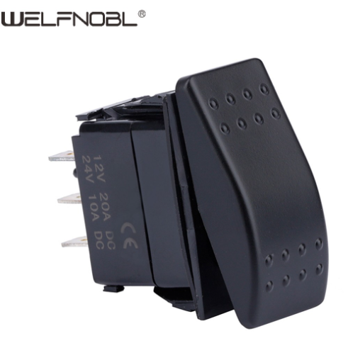 What is the function of a rocker switch?
