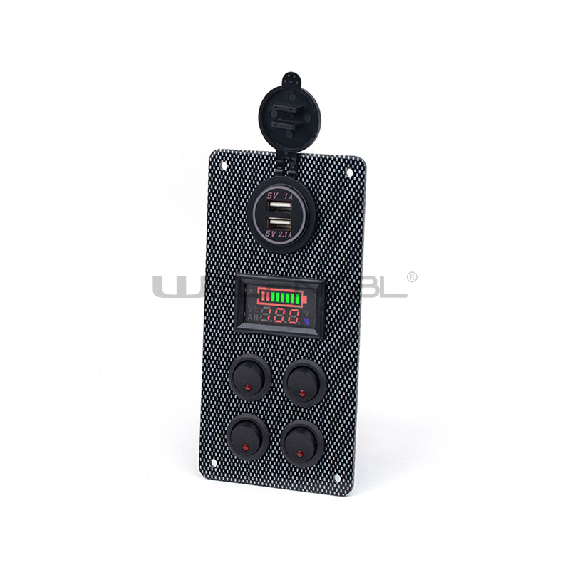 3.1A Dual USB Socket Car Charger Panel