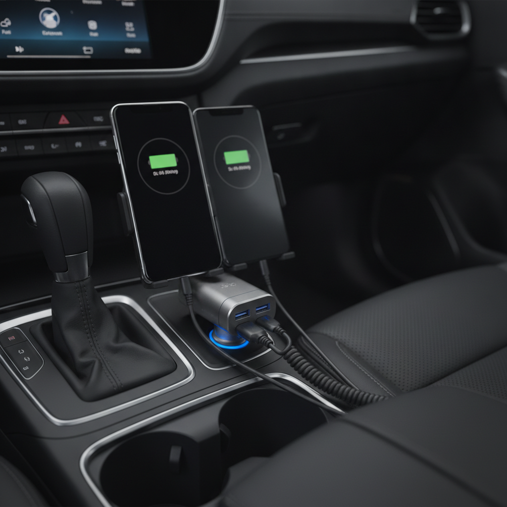 Usb Car Charger For Mobile Charging