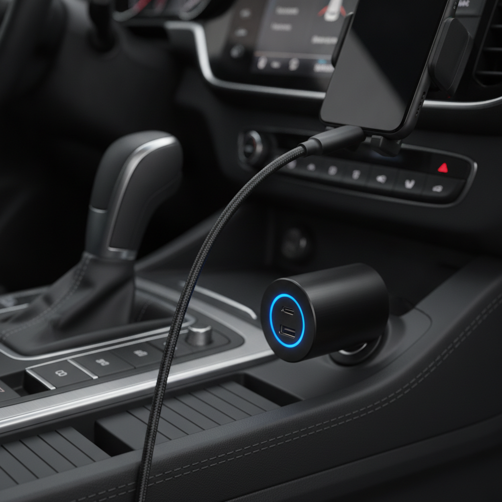 Type C Charger For In-Car Power