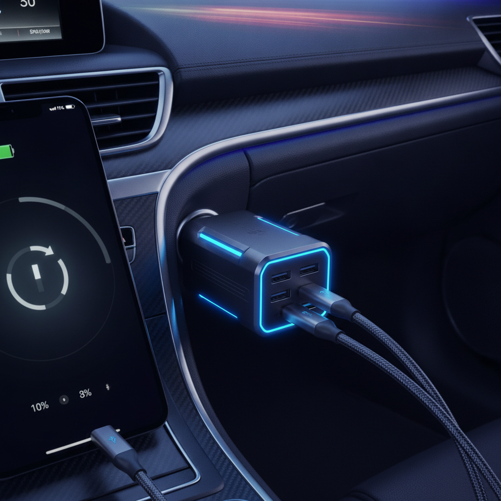 Fast Car Charger For In-Car Power