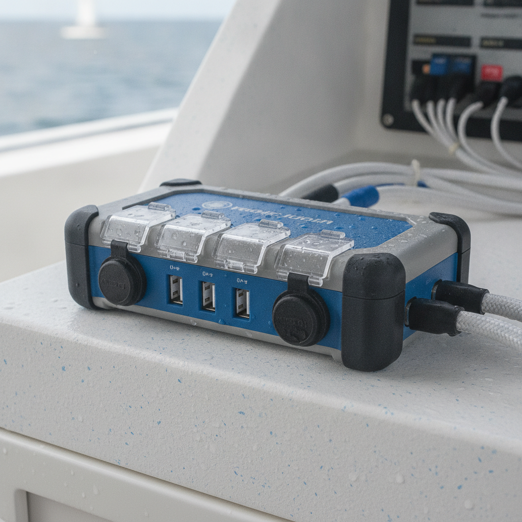 Multi Usb Charger For Marine Charging