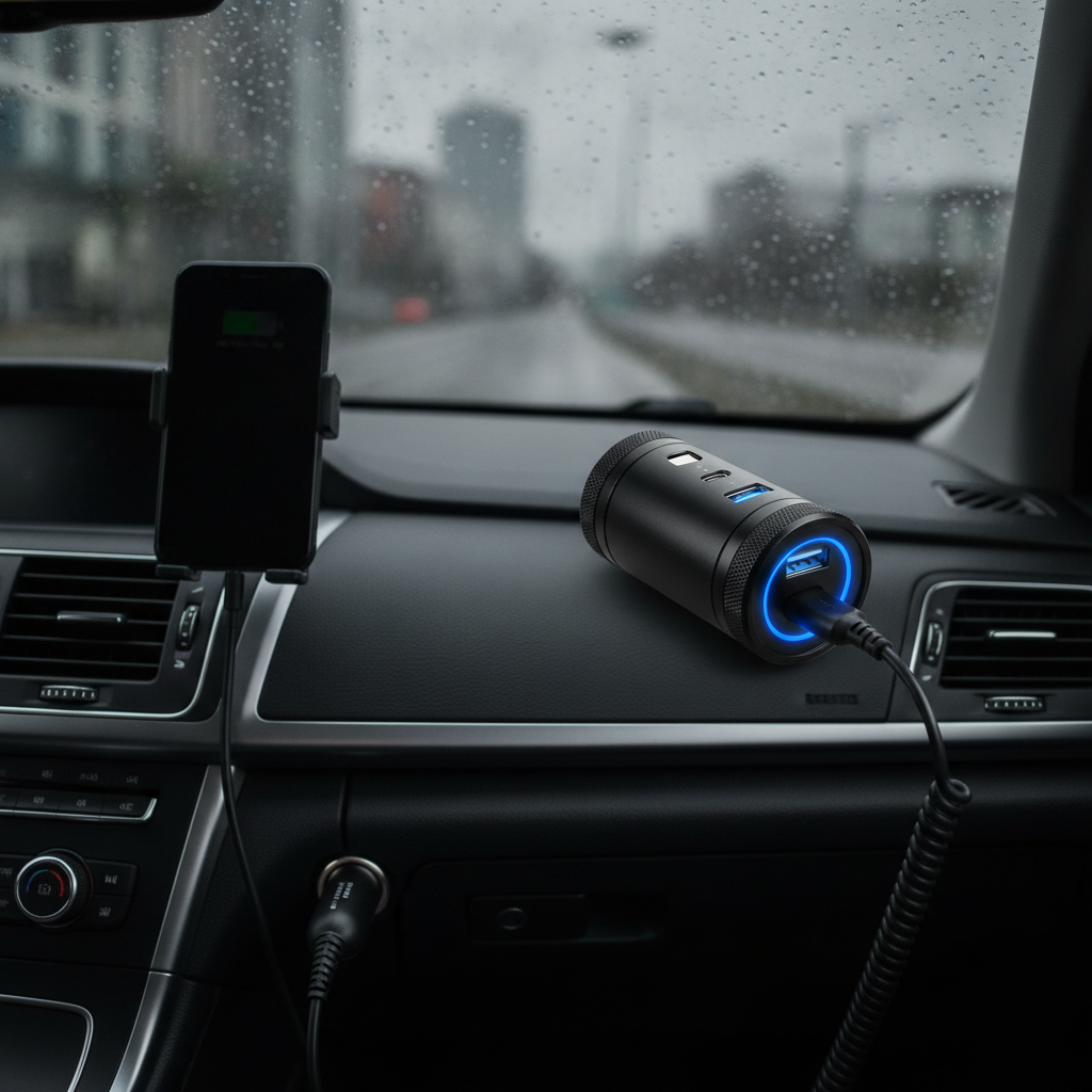 Motorcycle Usb Charger For In-Car Power