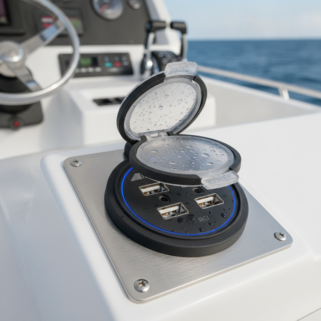 Usb Charging Port For Marine Charging