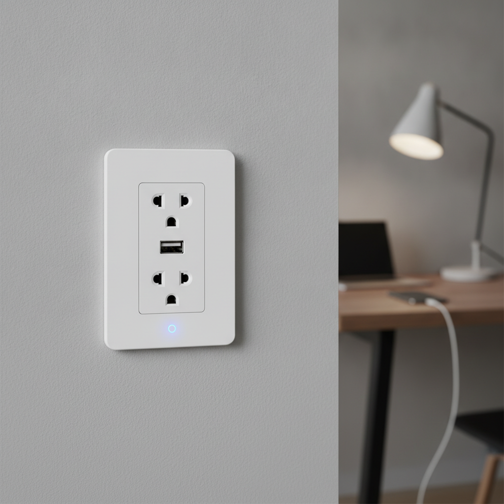 Usb Plug Socket For Home Power