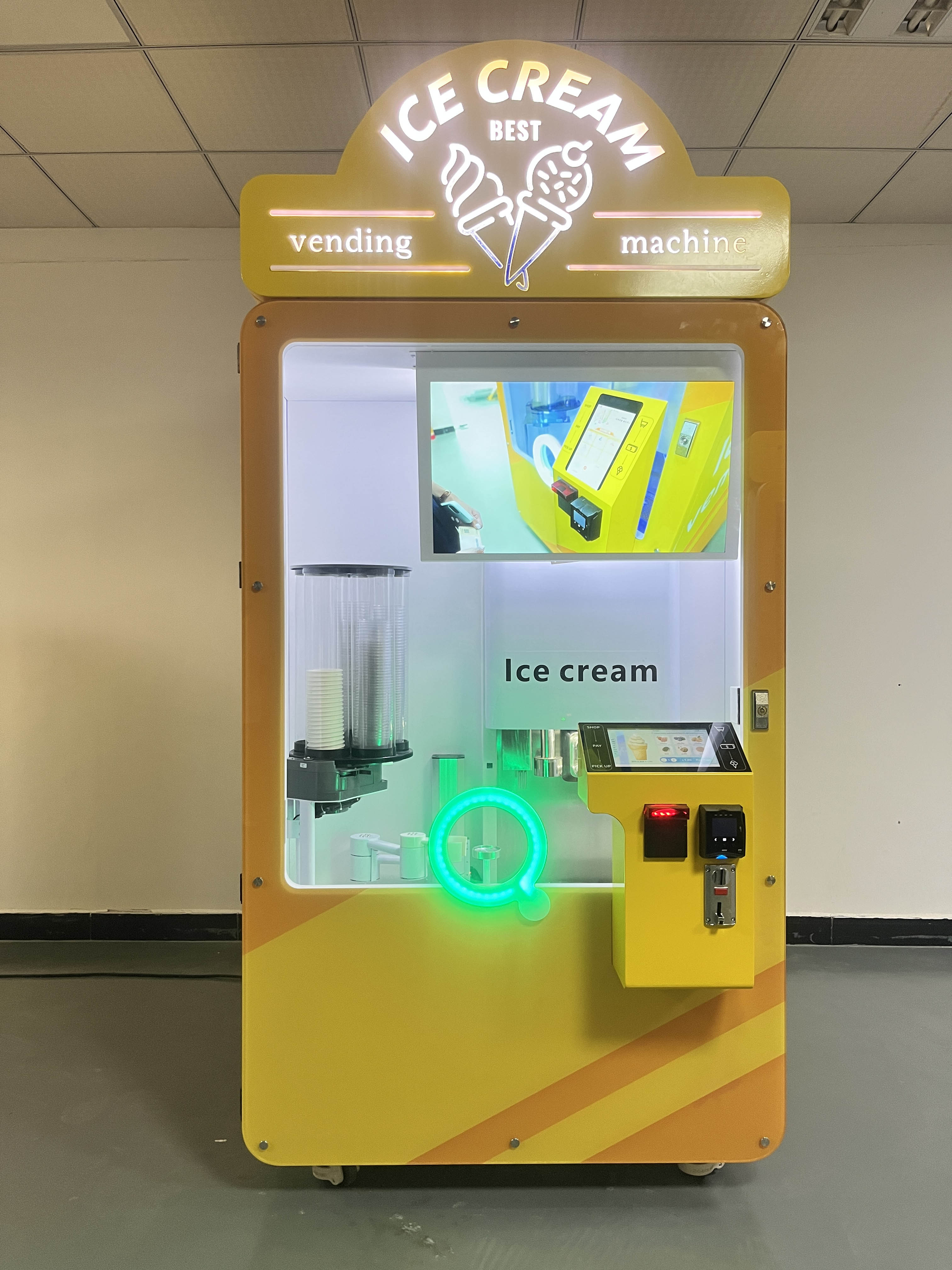 Revolutionize Your Dessert Experience with the All-New Self-Serve Ice Cream Machine!