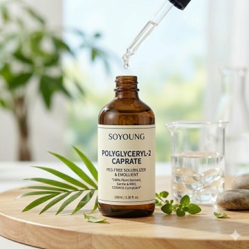 POLYGLYCERYL-2 CAPRATE CAS No.:156153-06-9 – Natural, PEG-Free Solubilizer & Emollient for Sensitive Skin