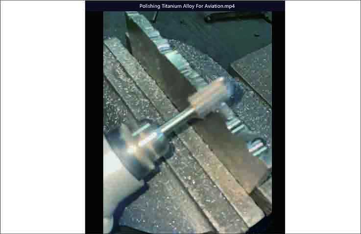 Polishing the Titanium Alloy For Aviation Shows High concentricity and smaller runout