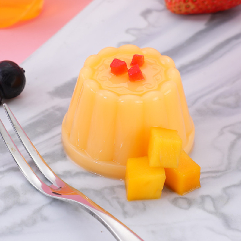 Round Cup Shape Jelly Pudding Fruit Taste02ujt