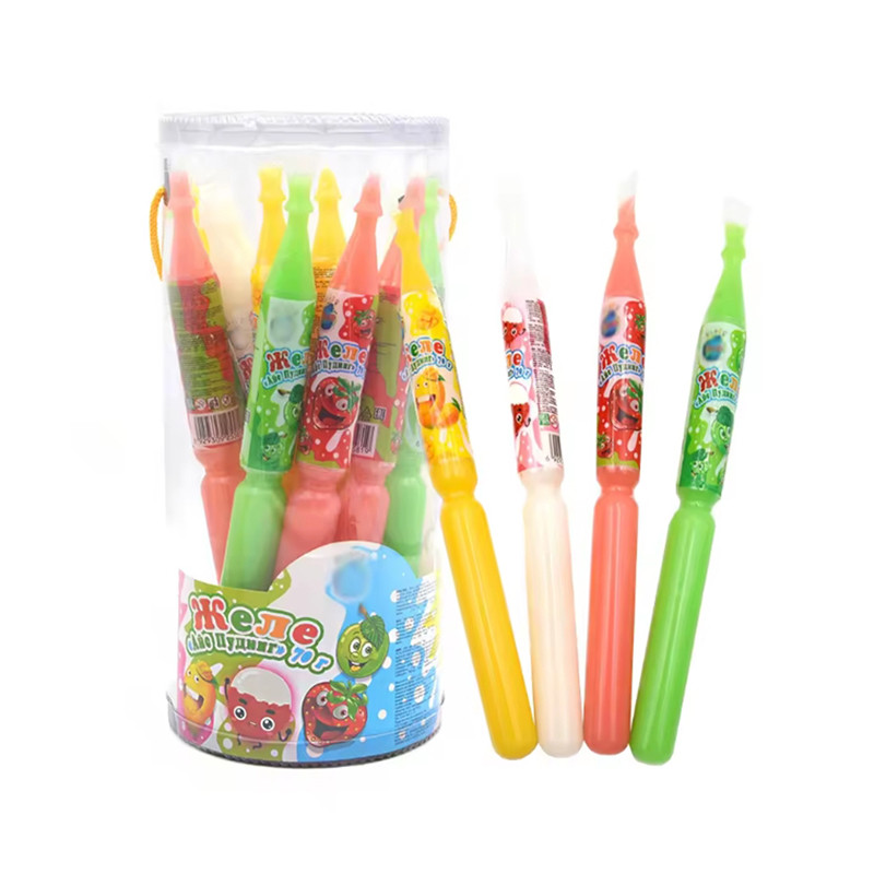 Flavors Jelly Candy Sweet Juicy Jelly Straw