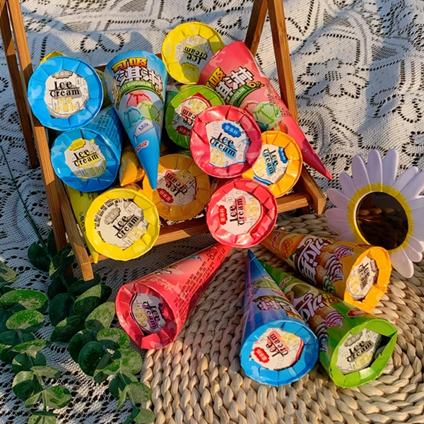Tiktok Hit or Miss Challenge Candy Ice Cream Shape Jelly With Coconut