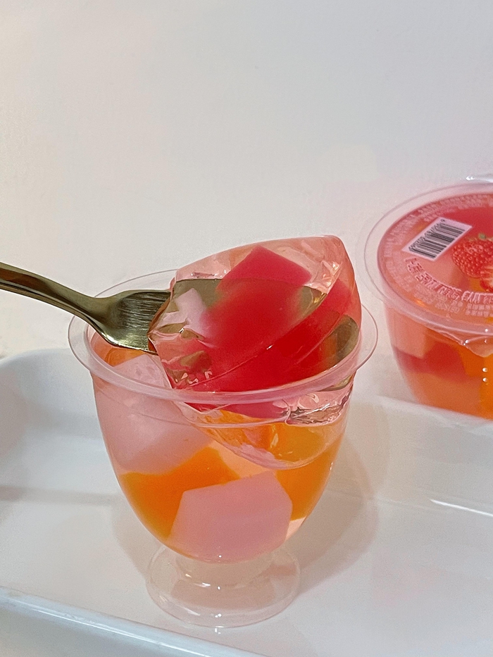 30g Wine Glass Assorted Fruity Jelly Pudding Milkshake Jello