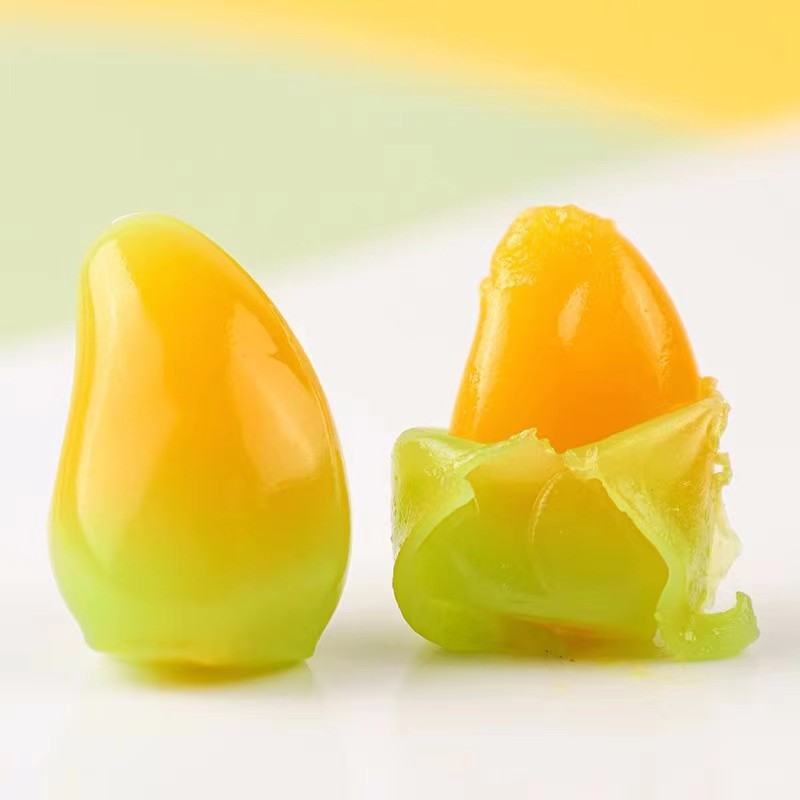 Peeling Soft Candy With Fruit Flavors Sweet Gum...