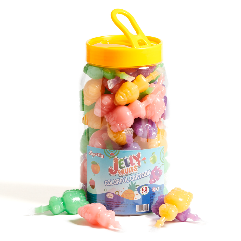 35g Animal Jelly Colorful and Sweet Jelly in PVC Bottle