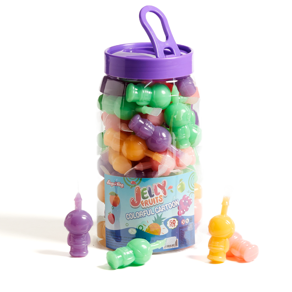 35g Animal Jelly Colorful and Sweet Jelly in PVC Bottle