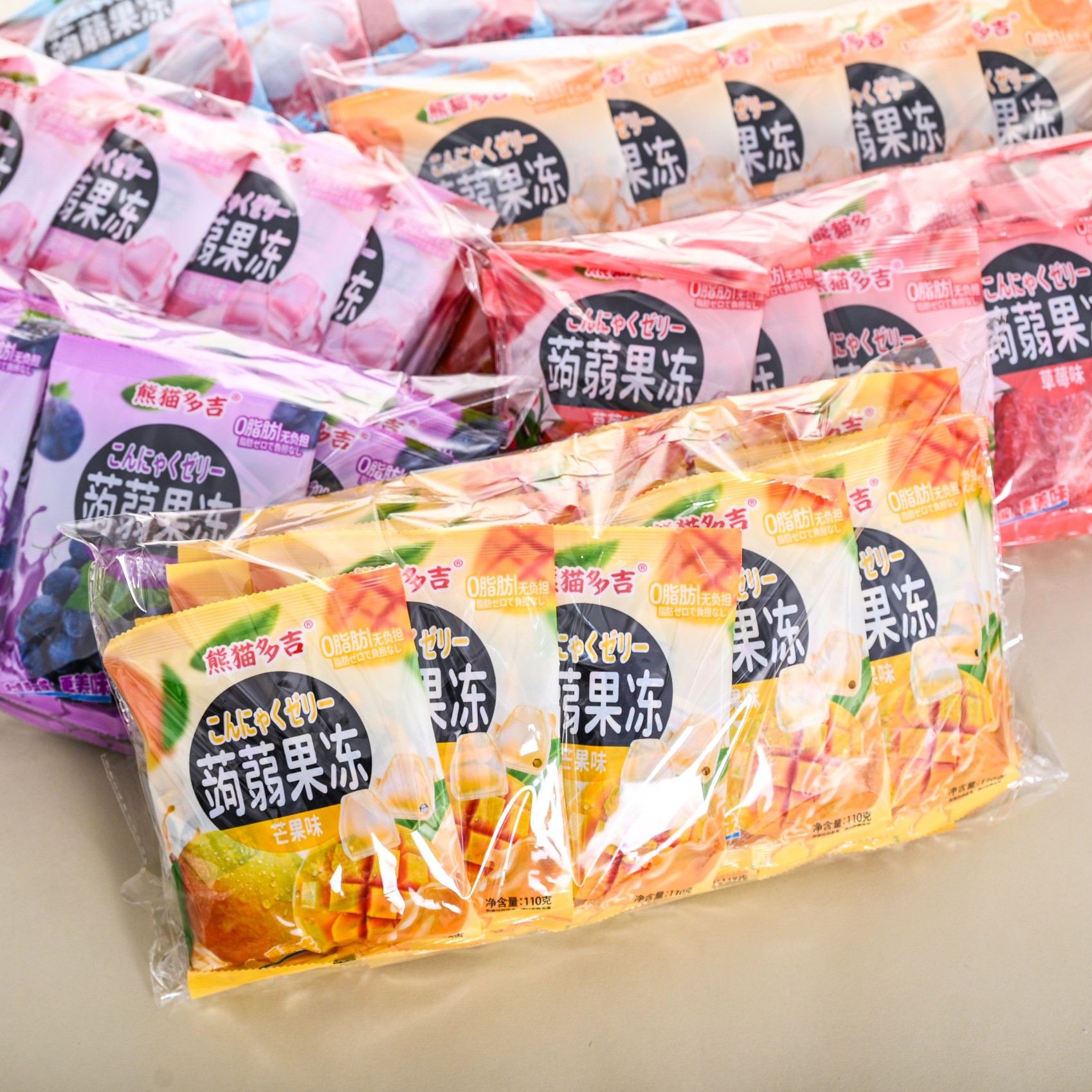 Healthy Diet Drinkable Snack Konjac Jelly In Pouch