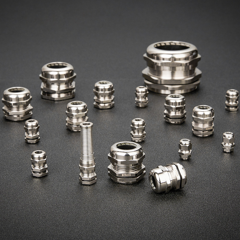 IP68 Waterproof Metal Cable Gland M/PG Thread Brass Cable Glands