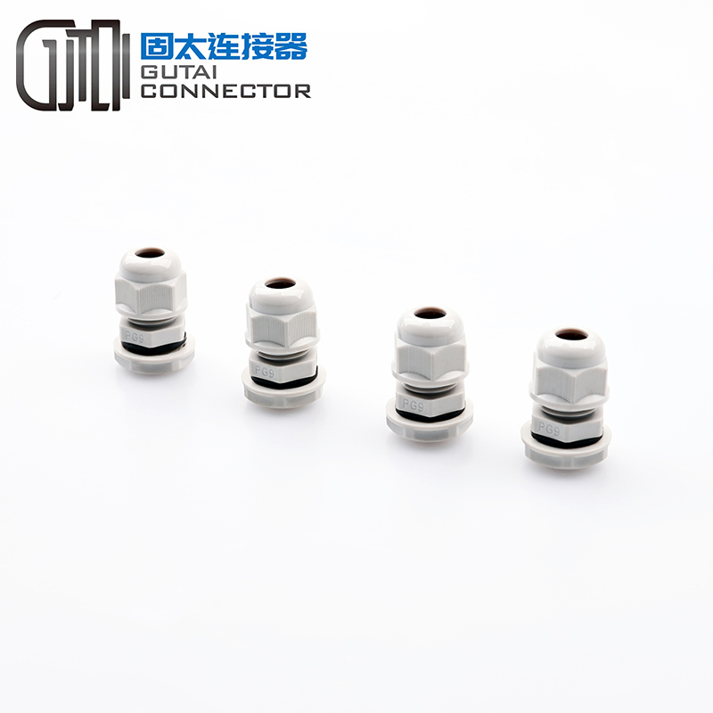 Waterproof Ip68 Plastic Cable Gland PG13.5 cable range 6-12mm thread length 10mm