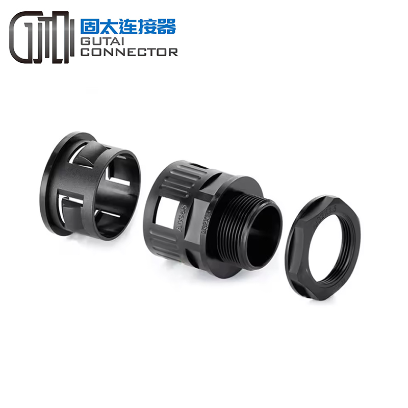 Nylon Unoin for Felxible Pipe Quick Connector M32 PG16