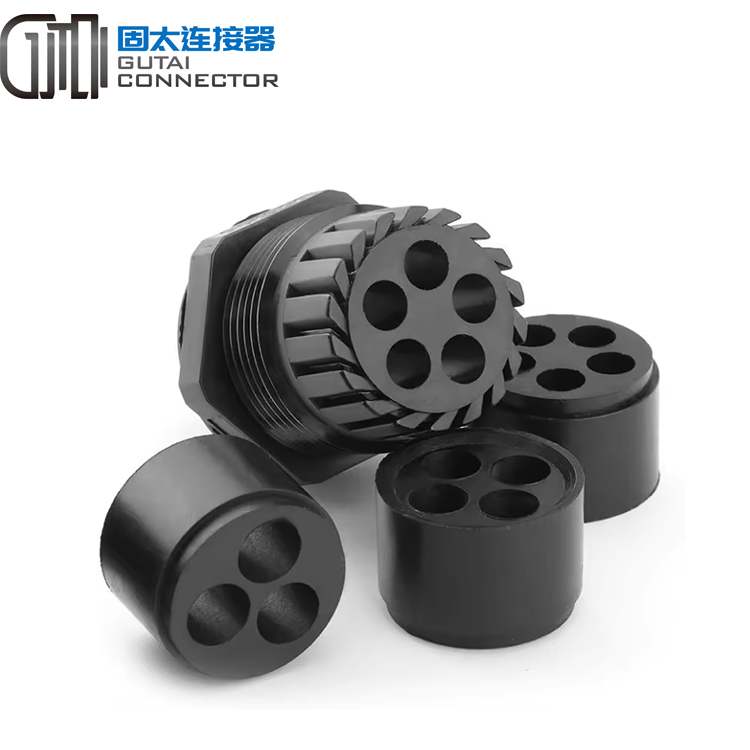 Multiple Hole Cable Gland with Varies Size