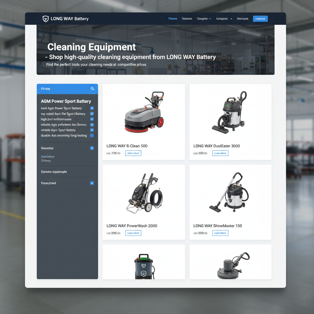 Cleaning Equipment-Page