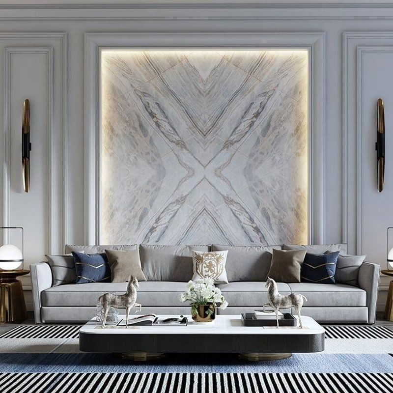 3D Print Pvc Marble Sheet With High Glossy Uv