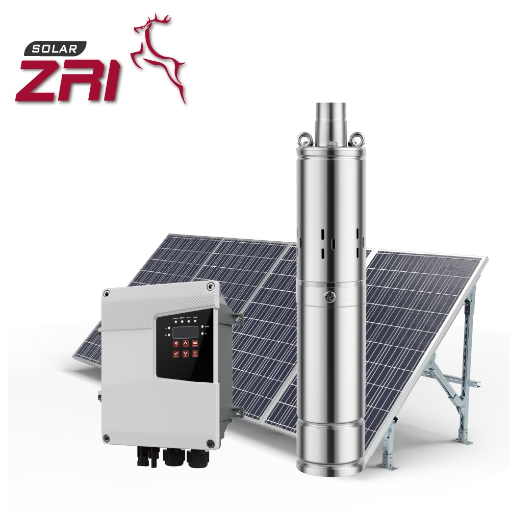 Where are solar water pumps of different sizes suitable respectively