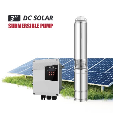 S3PC 3 inch Solar-Powered High Standard Centrifugal Submersible Borehole Pump Plastic Impeller Pump with MPPT Controller