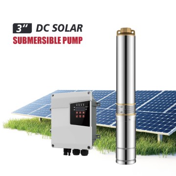 S3PCB 3 inch Solar-Powered High Quality Centrifugal Submersible Borehole Pump Plastic Impeller Pump with MPPT Controller