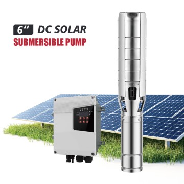 S4/6SC 4/6 inch Solar-Powered Centrifugal Submersible Borehole Pump Stainless Steel Impeller Pump with MPPT Controller